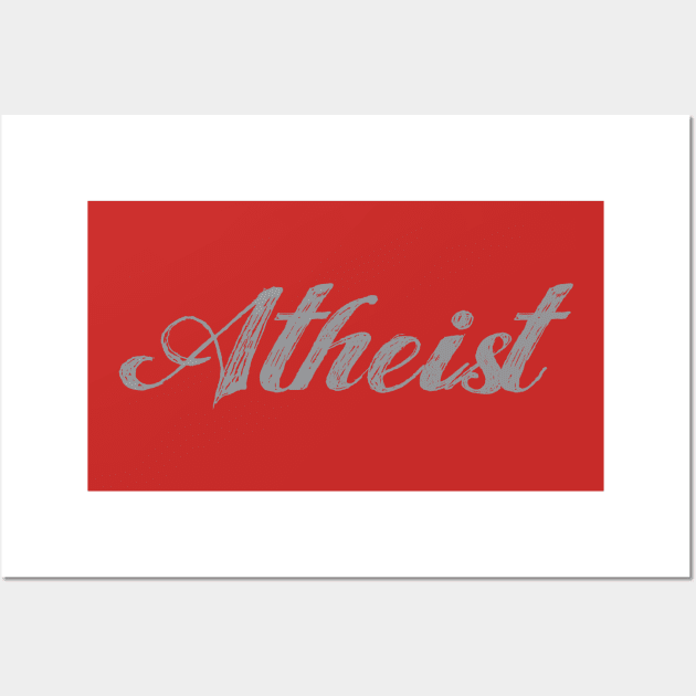 Atheist Shirt Wall Art by godlessmom